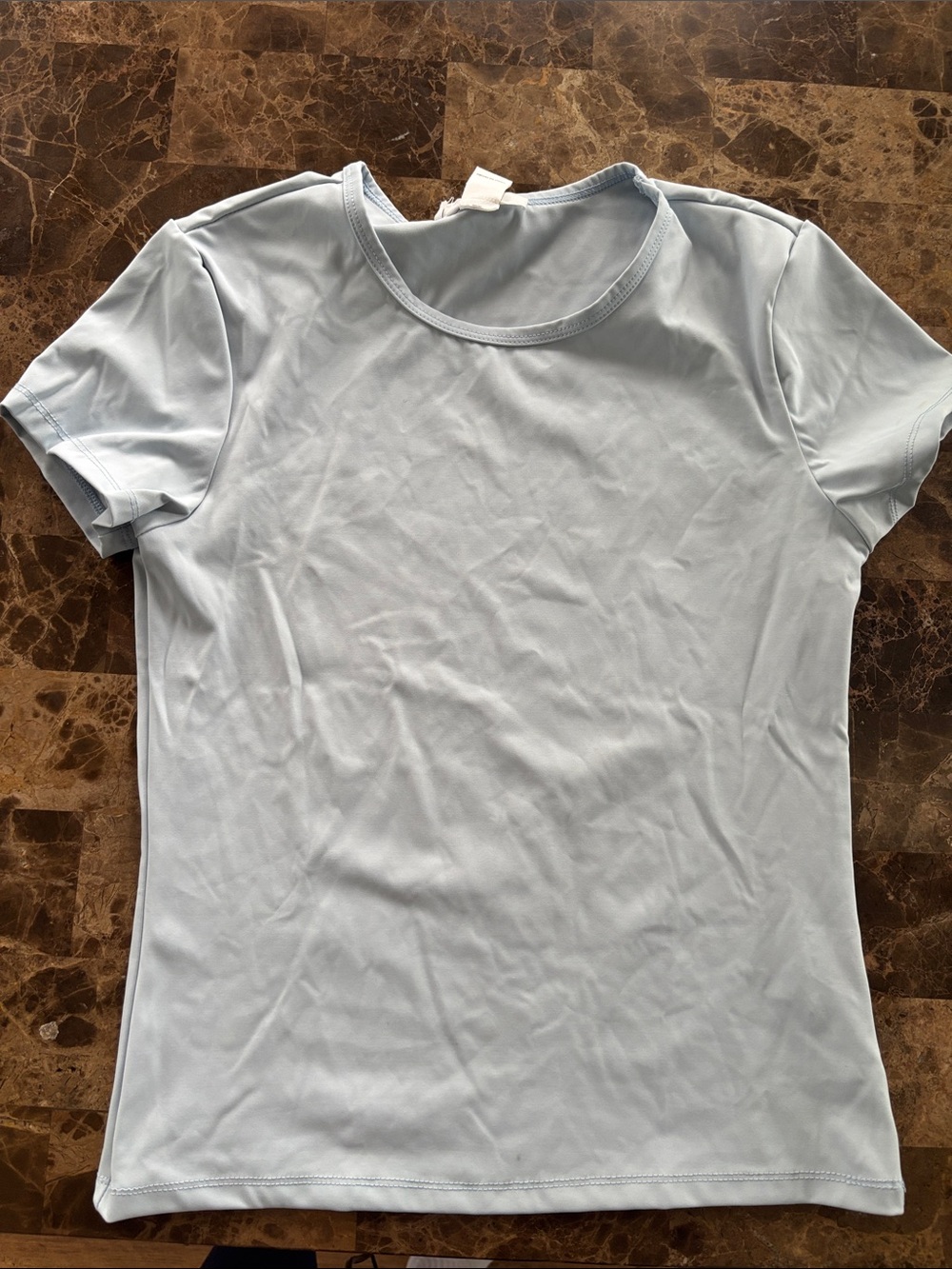 refuge Baby Blue Short Sleeve Crewneck Tee